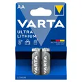 Produktbild: Varta ULTRA LITHIUM Batterien AA Mignon 1,5V Mignon 6106 LR6 2er Blister LR06