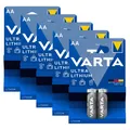 Produktbild: 5x Varta ULTRA LITHIUM Batterien AA Mignon 1,5V Mignon 6106 LR6 2er Blister LR06