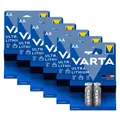 Produktbild: 6x Varta ULTRA LITHIUM Batterien AA Mignon 1,5V Mignon 6106 LR6 2er Blister LR06
