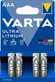 Produktbild: Varta Lithium AAA 1,5 Volt Blis4 3015410