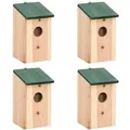 Produktbild: Vogelhäuser 4 Stk. Holz 12x12x22 Cm Vidaxl
