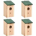Produktbild: vidaXL Vogelhäuser, Braun, Holz, Rechteckig, 12x22x12 cm, Gartenzubehör, Gartenpflege, Vogelhäuser