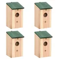 Produktbild: Vogelhäuser 4 Stk. Holz 12x12x22 cm