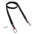 Produktbild: C-Rope Kameragurt THE TRAVELER handgeflochten aus Paracord, Schultergurt mit Schnellverschluss, 140cm, Schwarz