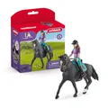 Produktbild: SCHLEICH Horse Club | Lisa & Storm 42541 | bewegliche Mädchenfigur | mit Pferde Zubehör | tolles Geschenk für Mädchen und Jungen | Pferde Spielzeug ab 5 Jahren | 10 Teile | exklusiv bei Amazon