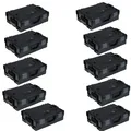 Produktbild: 10 Stück Sortimo Systemkoffer L-Boxx 136 schwarz/IndustrialLine passend zu Bosch