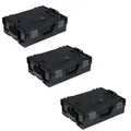 Produktbild: 3 Stück BOSCH Sortimo KOFFERSYSTEM L-BOXX 136 Werkzeug Sortiment Stapelbar