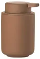 Produktbild: Zone Denmark Ume Seifenspender für Flüssigseife, Steingut/Keramik mit Soft Touch-Beschichtung, Skandinavisch im Design, 250 ml, Höhe 12,8 cm, Terracotta