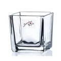 Produktbild: Teelichthalter, Windlicht CUBE Würfel quadratisch H. 6cm 6x6cm Glas Sandra Rich