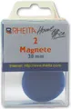 Produktbild: 8 (4x 2) farbige Magnete / Durchmesser: 38mm