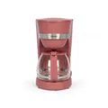 Produktbild: Livoo - Elektrische Kaffeemaschine DOD200N – 12 Tassen, Fassungsvermögen 1,25 l, 750 W, wiederverwendbarer Filter, Warmhaltefunktion, Chili Red