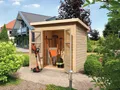 Produktbild: Gartenhaus Holz Gerätehaus Holzhaus Schuppen Lagerraum KARIBU naturbelassen