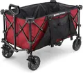 Produktbild: Gorilla Carts Festivalwagen Handwagen Campingwagen XXL Bollerwagen 185L Rot