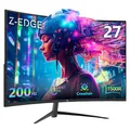Produktbild: Z-Edge 27 Zoll Curved Gaming Monitor 200Hz 1ms MPRT, Full HD 1500R Curved Display, VA Panel, FreeSync, HDMI 2.0 & DisplayPort 1.4 - Schwarz