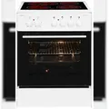 Produktbild: Exquisit ECM 6-4 BZ Elektro-Standherd |  Ober-/Unterhitze | Grill | Multifunktion | Backofen-Volumen: 61 l | EEK:  A | Weiß