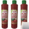 Produktbild: Hela Tomaten Ketchup fruchtig 3er Pack (3x800 ml Tube) + usy Block