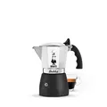 Produktbild: Bialetti New Brikka, Moka-Kanne, die einzige Herdkaffeemaschine, die in der Lage ist, einen Cremereichen Espresso Zuzubereiten, 2 Tassen (100 ml), Aluminium und Schwarz