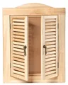 Produktbild: VBS Dekoobjekt Wandtafel Fensterladen, MDF-Holz, 39 cm x 52 cm