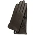 Produktbild: KESSLER Lederhandschuhe CARLA (Paar, 1-St., Handschuhe) Leather Working Group zertifiziertes Leder, REPREVE® Fleecefutter braun 7.5