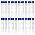 Produktbild: 20 Pcs 15ml Konische KunststoffröhrchenGraduierte Probenbehälter Abgestuften ...
