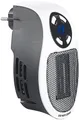 Produktbild: Sichler Haushaltsgeräte Steckdosenheizung: Steckdosen-Keramik-Heizlüfter mit Thermostat, Timer, Display, 500 Watt (Kleine Heizung für Steckdose, Steckdosen Heizgerät, in)