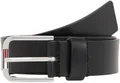 Produktbild: Tommy Jeans Herren Gürtel Austin 3,5 cm Ledergürtel, Schwarz (Black), 105 cm