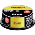 Produktbild: Intenso Blu-Ray Rohling, BD-R, Printable 50 GB, 6x Speed, 25er CakeBox