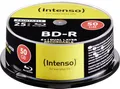 Produktbild: 25 Intenso Rohlinge Blu-ray BD-R Dual Layer full printable 50GB 6x Spindel