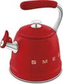 Produktbild: Smeg WKF01RD fluitketel 2,3 l Rood, Roestvrijstaal (2.30 l) (WKF01RD)