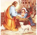 Produktbild: HOME FASHION Papierserviette 20 Servietten Jesus is born - Geburt Jesu 33x33cm, (20 St)