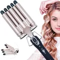 Produktbild: Lockenstab 5 Fässer Welleneisen für haare 25mm Lockenwickler mit Wellenstyler Tu