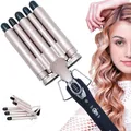 Produktbild: Turmalinkeramik Lockenstab Digitale Temperaturanzeige Für Lange/Kurze Haare