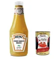 Produktbild: 6x Heinz Curry Mango, Squeezeflasche, Sauce Flasche 875 Ml+Italian Polpa 400g