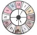 Produktbild: vidaXL Wanduhr Wanduhr Vintage mit Quarzwerk 60 cm XXL