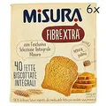 Produktbild: 6x Misura Fibraextra Fette Biscottate Vollkorn Zwieback Gebackenem Brot 320g