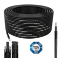 Produktbild: Solarkabel Solarleitung 4mm² 6mm² Photovoltaik PV Kabel TÜV geprüft +  Stecker