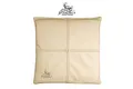 Produktbild: Centaur - Hochwertiges Leder Sitzkissen - Champagner Beige 35x35 cm - Ideal für Stuhl oder Sitzbank - Abwaschbare Echtleder Stuhlkissen - Pflegeleichte Sitzauflage