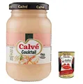 Produktbild: 3x Calvè Salsa Cocktail, Cocktailsauce mit Tomatengeschmack, ideal zu Garnelen, Garnelen und Salaten, 225 ml + Italian Gourmet polpa 400g
