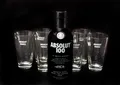 Produktbild: Absolut Vodka 100 Premium Wodka + 6 Gläser NEU OVP 50% Luxus Top Geschenkset