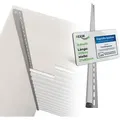 Produktbild: HEXIM Siding Fassadenpaneele außen Fassadenverkleidung wetterfest Kunststoffpanelee PVC-U Verkleidung Außenwand Hausverkleidung UV-beständig - (... - Weiß