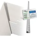 Produktbild: Hexim - Siding Fassadenverkleidung Fassadenpaneele Außen Außenwand Wetterfest Uv-beständig Pvc-u: Weiß, J-profil