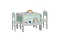 Produktbild: SoBuy Kindersitzgruppe KMB88, Kindertisch mit Stühlen Kinder Tisch Stuhl Set Maltisch Sitzgruppe