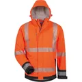Produktbild: Elysee Warnschutz-Softshelljacke Lukas Grösse M orange/schwarz (M) (23436-1)