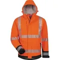 Produktbild: Warnschutz-Softshelljacke Lukas Gr.M orange/schwarz ELYSEE