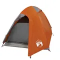 Produktbild: vidaXL Kuppelzelt, Campingzelt für 2 Personen Wasserdicht, Outdoor Zelt mit Abnehmbarem Überzelt Insektenschutz, Trekkingzelt Leicht Tragbar, Orange