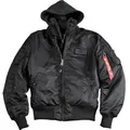 Produktbild: Alpha Industries Bomber Jacke MA-1 D-Tec SE schwarz / schwarz L