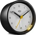 Produktbild: Braun BC12BW - Quarzwecker - Rund - Schwarz - Weiß - 12 h - Summer - Akku