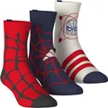 Produktbild: adidas Unisex Kids MARVEL KIDS SPIDER-MAN SOCKS, pure ruby/dark blue/off white, 4-5 Years