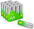 Produktbild: GP Batterien AA 1,5V Super Alkaline Longlife G-TECH Technologie, Vorratspack mit 16 Stück Mignon AA Batterien R6