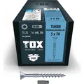 Produktbild: Tox TIMBR 5,0 x 70 SK (200 Stk.) (200 Schrauben pro Stück) (112040415070)